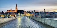 Regensburg at dusk