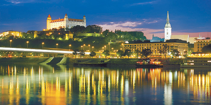 Bratislava River by night