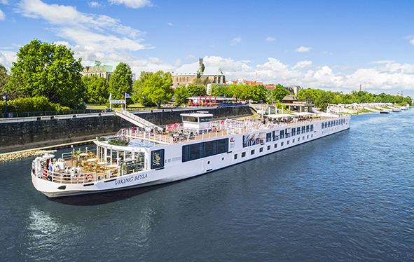 Viking Beyla docked in Magdeburg