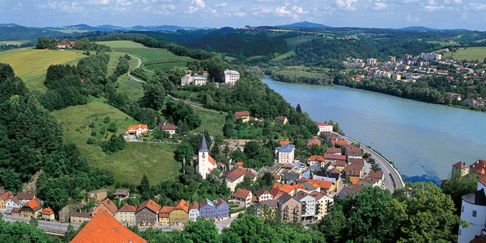 Danube river, Passau Germany