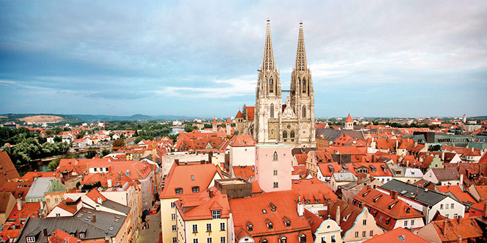 Regensburg Cathedral Rooftops