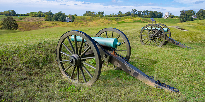 National Military Park cannons Vicksburg, Mississippi