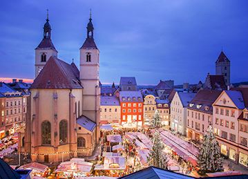 Christmas market in Regensburg, Germany