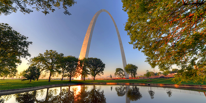 St Louis Arch in St Louis, Missouri