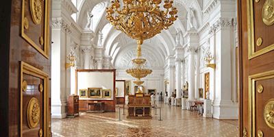 Gallery of the Winter Palace in St. Petersburg