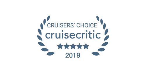 Logo of the 2019 Cruise Critic Cruisers' Choice award winner