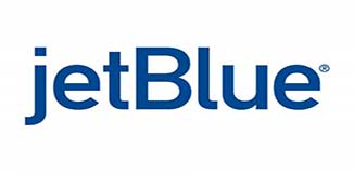 The jetBlue logo in blue on a white background.